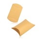 Darčeková papierová krabička, hladký povrch, trblietavý odtieň - Farba - Zlatá